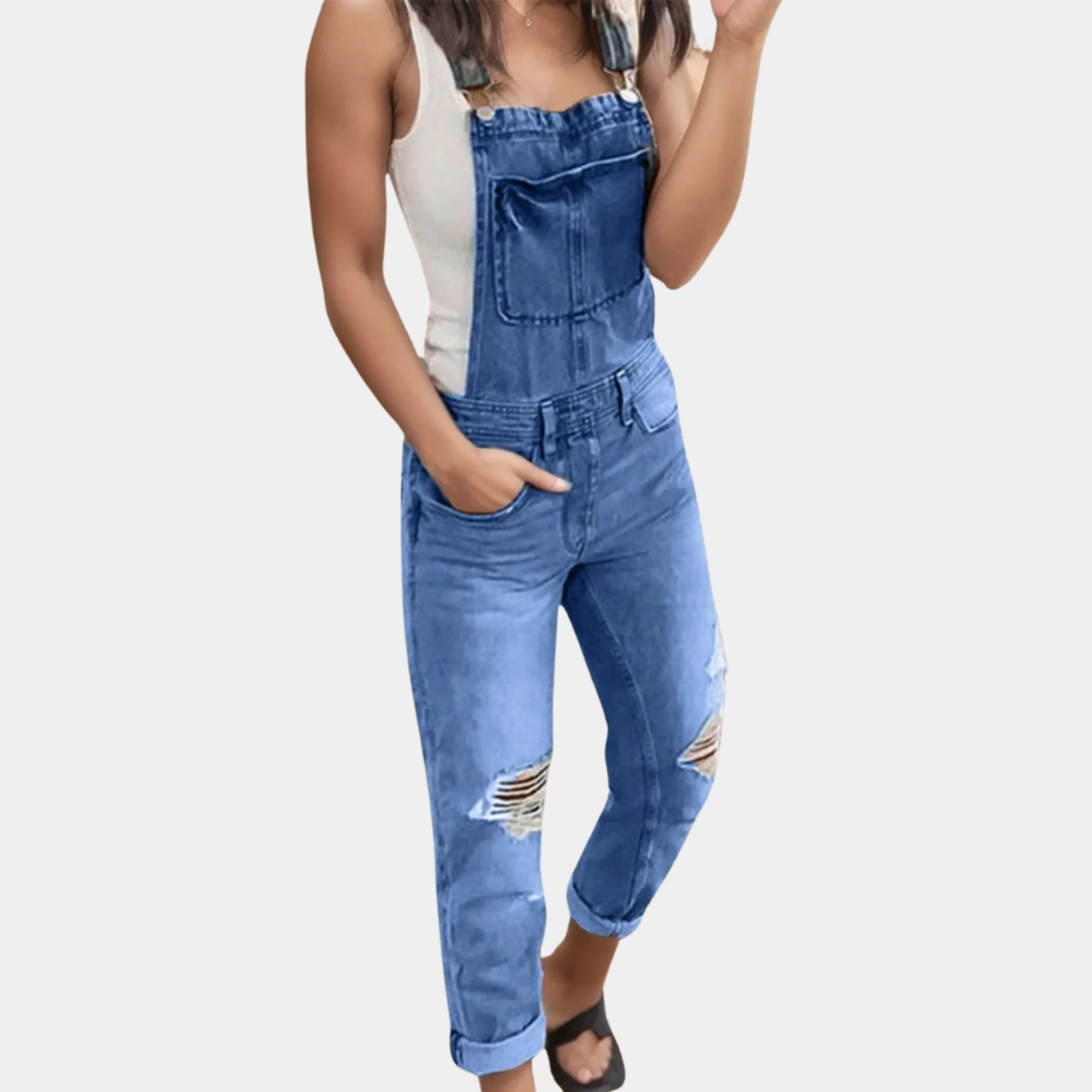 Fatima® | Women's dungarees torn and loose