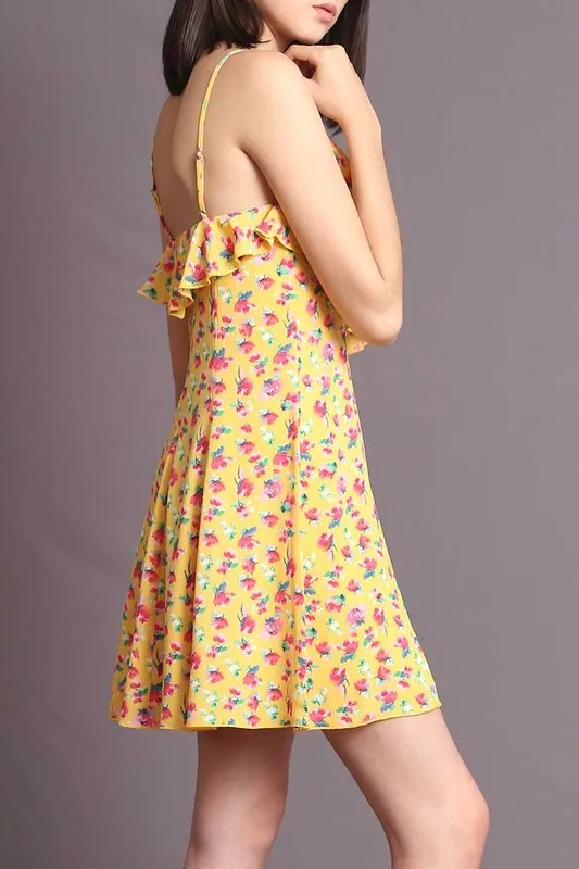 FINLEY YELLOW FLORAL DRESS