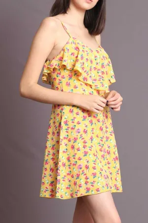 FINLEY YELLOW FLORAL DRESS