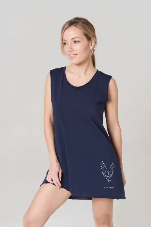 Fit Bird Sporty Dress in Navy