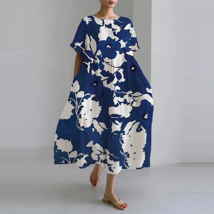 Fortunata® | Loose Round Neck Dress