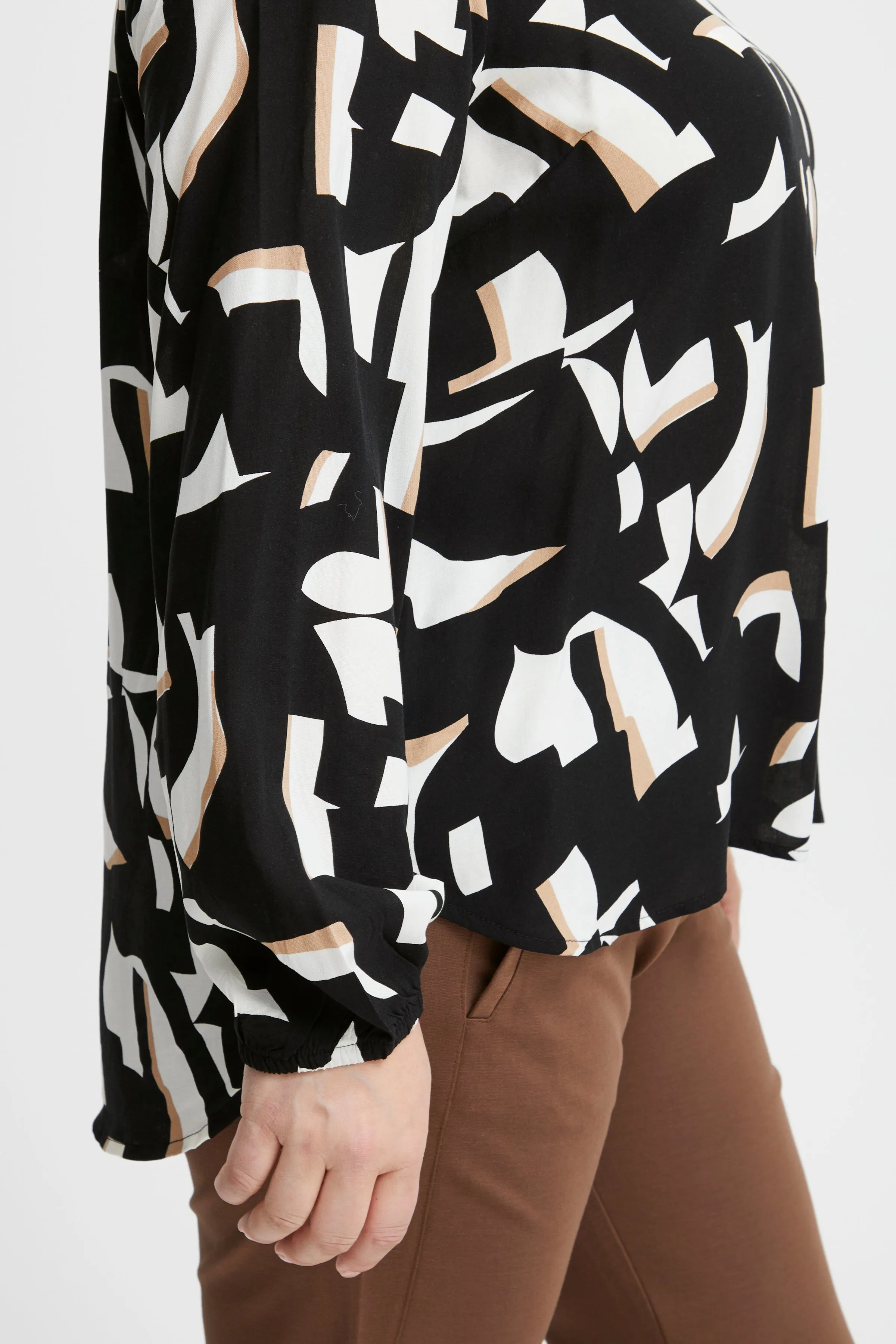 Fransa Plus size Flowy Bouse - FPFLOWY Blouse