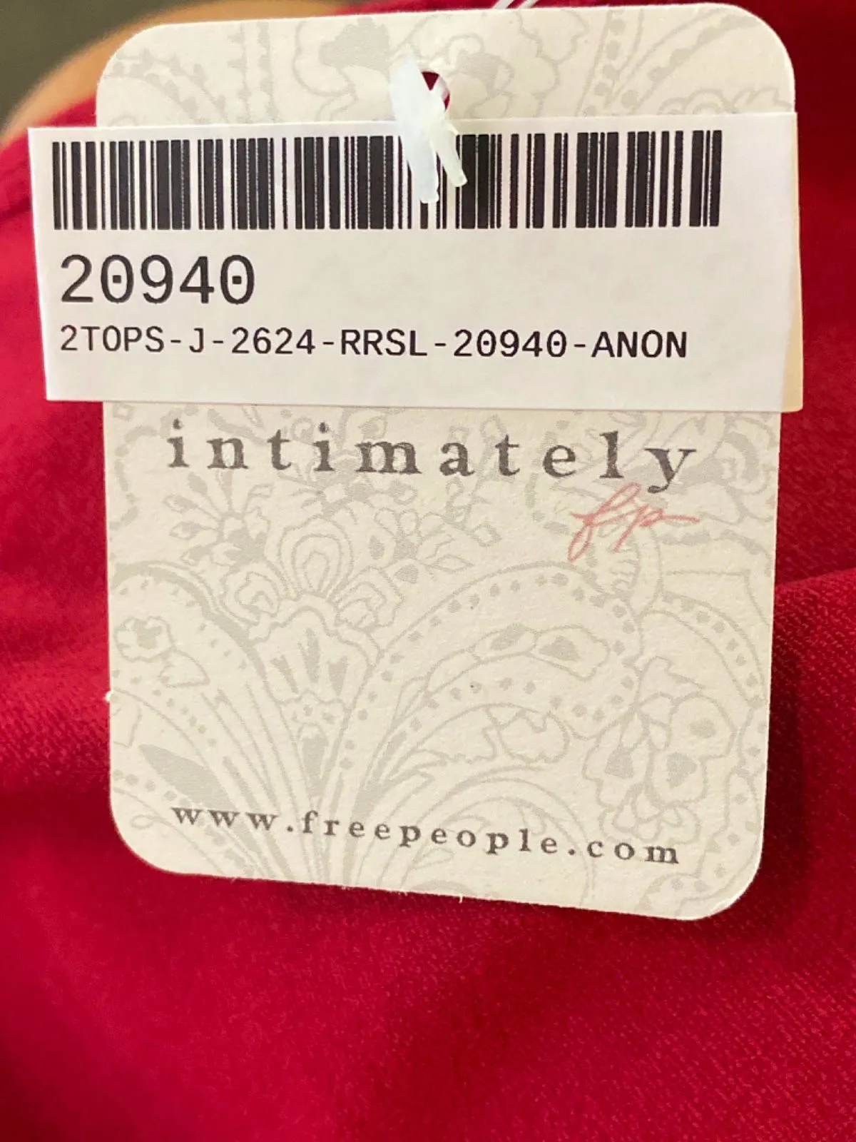 Free People Red Queen of Hearts Bodysuit M-L