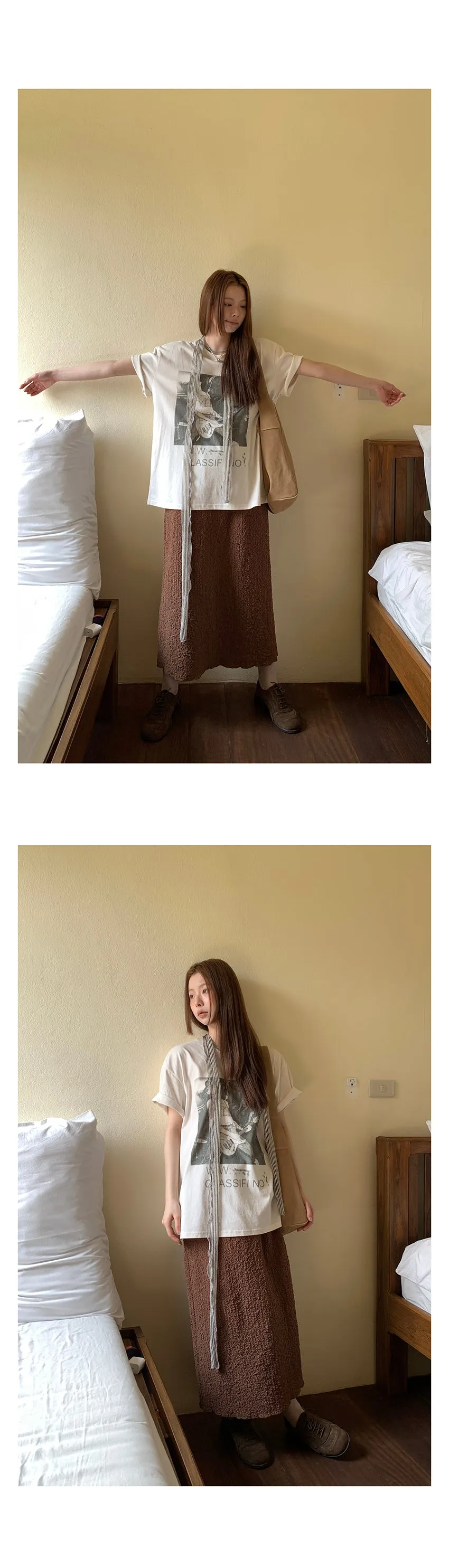 french pleated  skirt