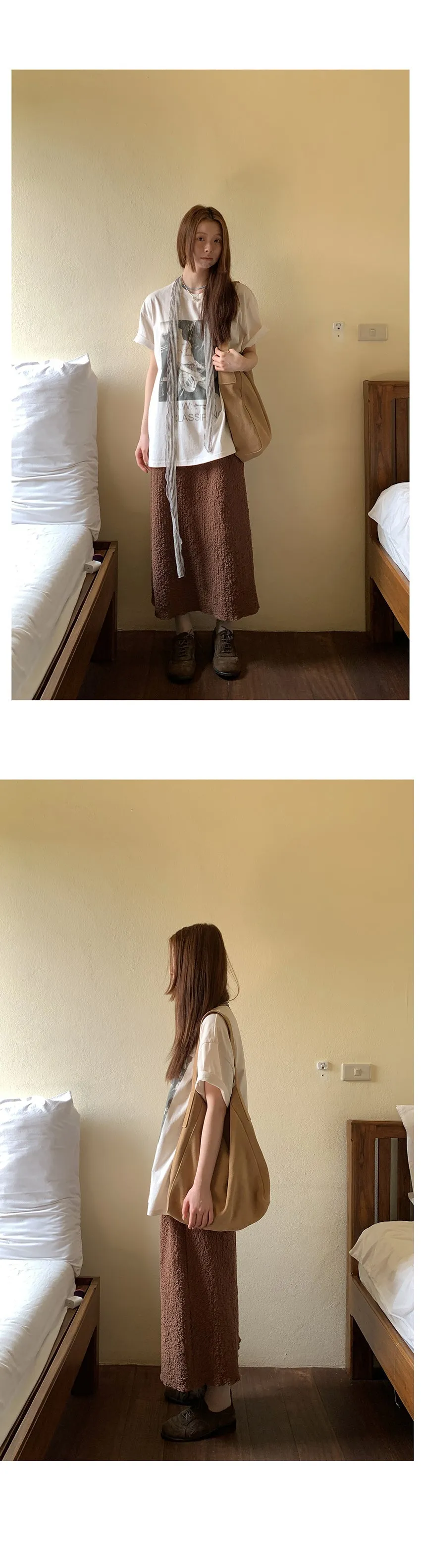 french pleated  skirt