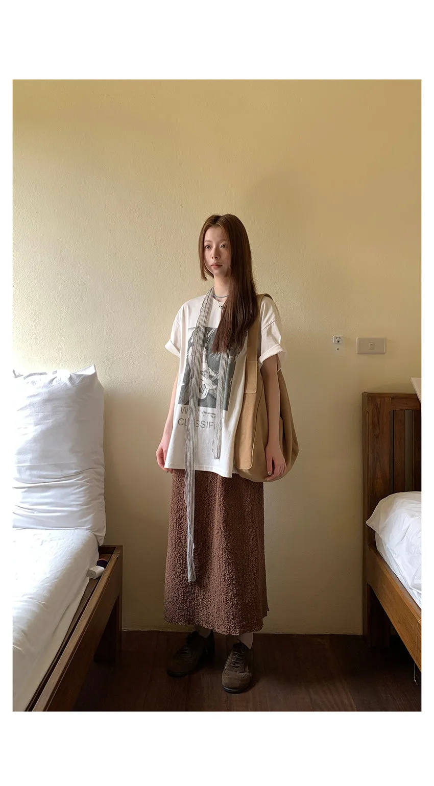 french pleated  skirt