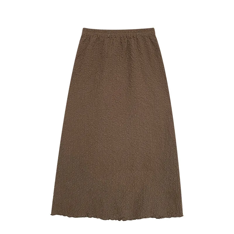french pleated  skirt