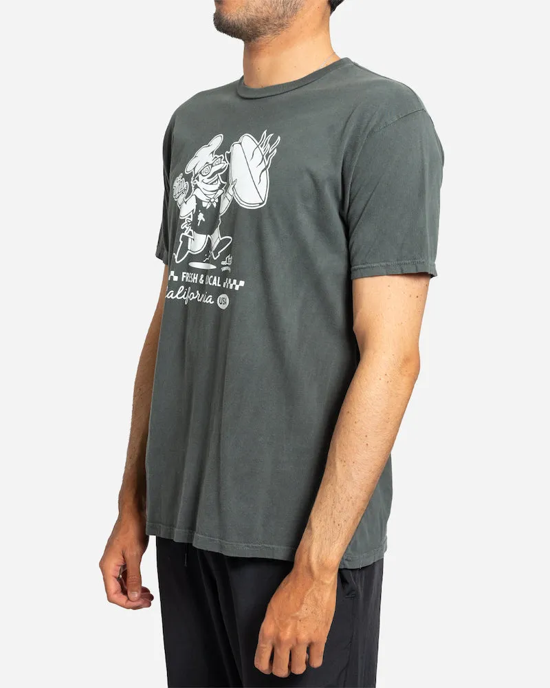Fresh & Local Vintage Dye Tee Vintage Black