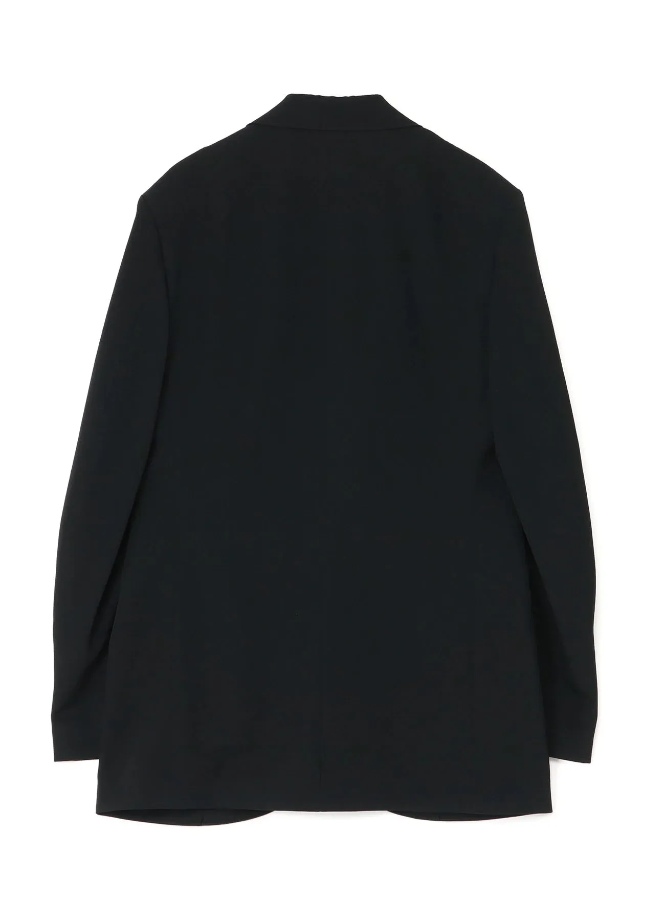 GABARDINE DOUBLE LAPEL JACKET