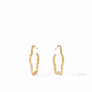 Gardenia Textured Hoop