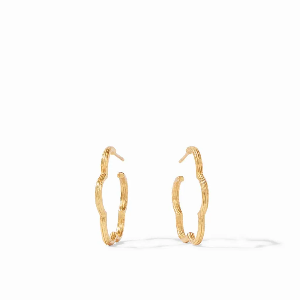 Gardenia Textured Hoop
