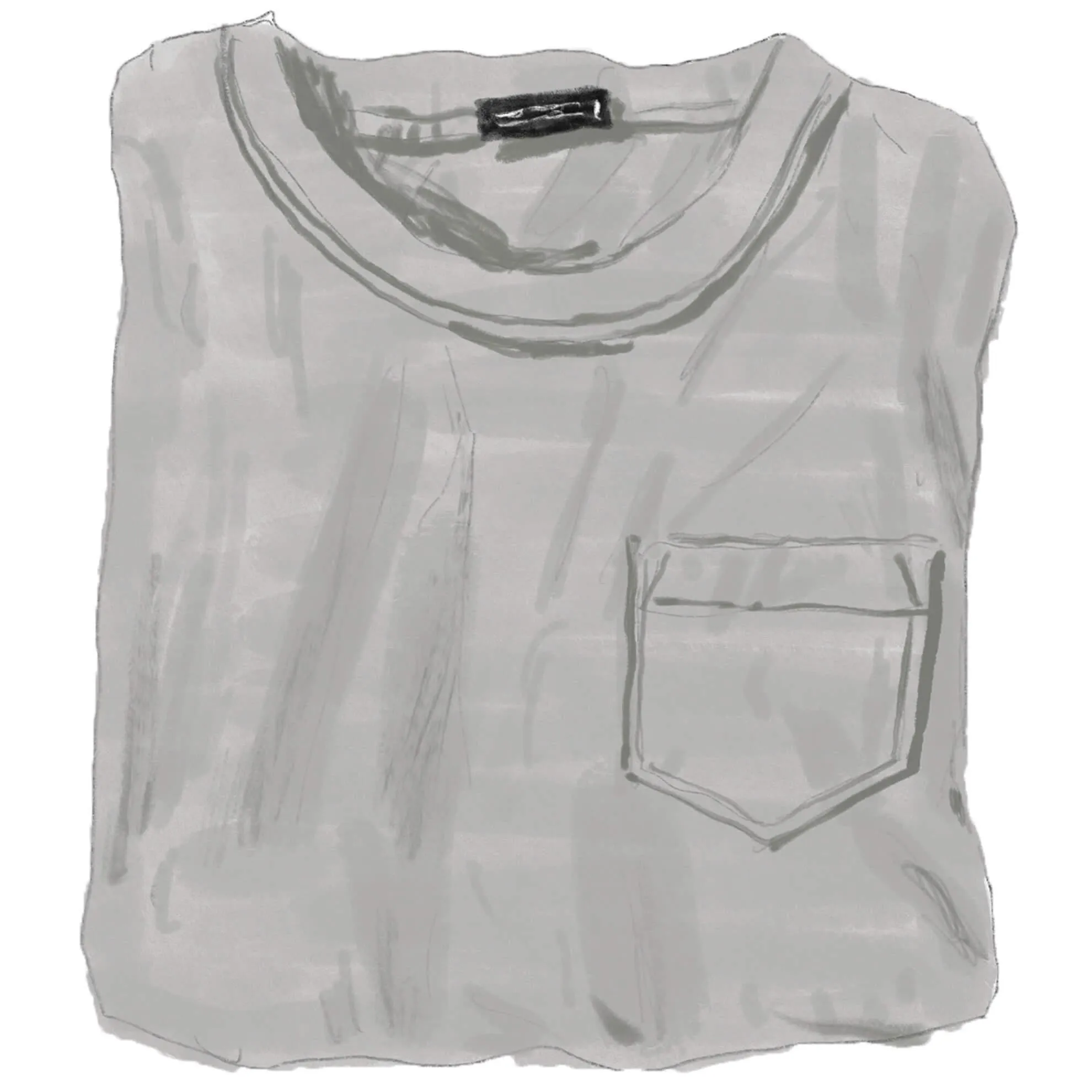 Garment-Dyed Vintage Long Sleeve T-Shirt