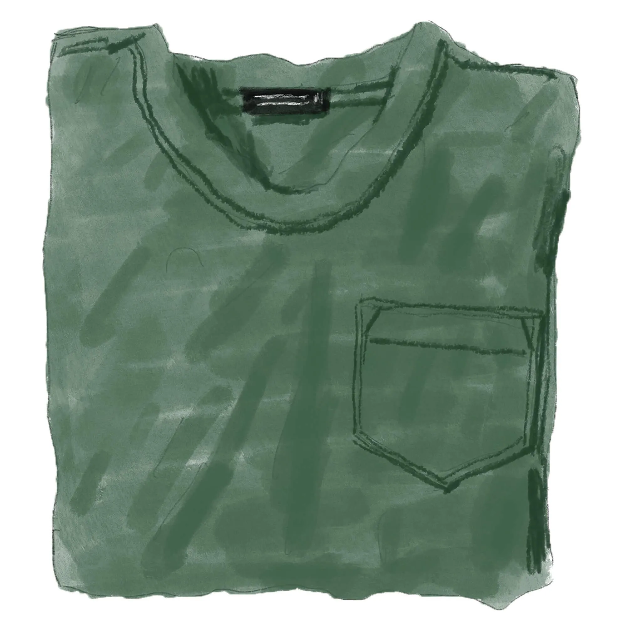 Garment-Dyed Vintage Long Sleeve T-Shirt