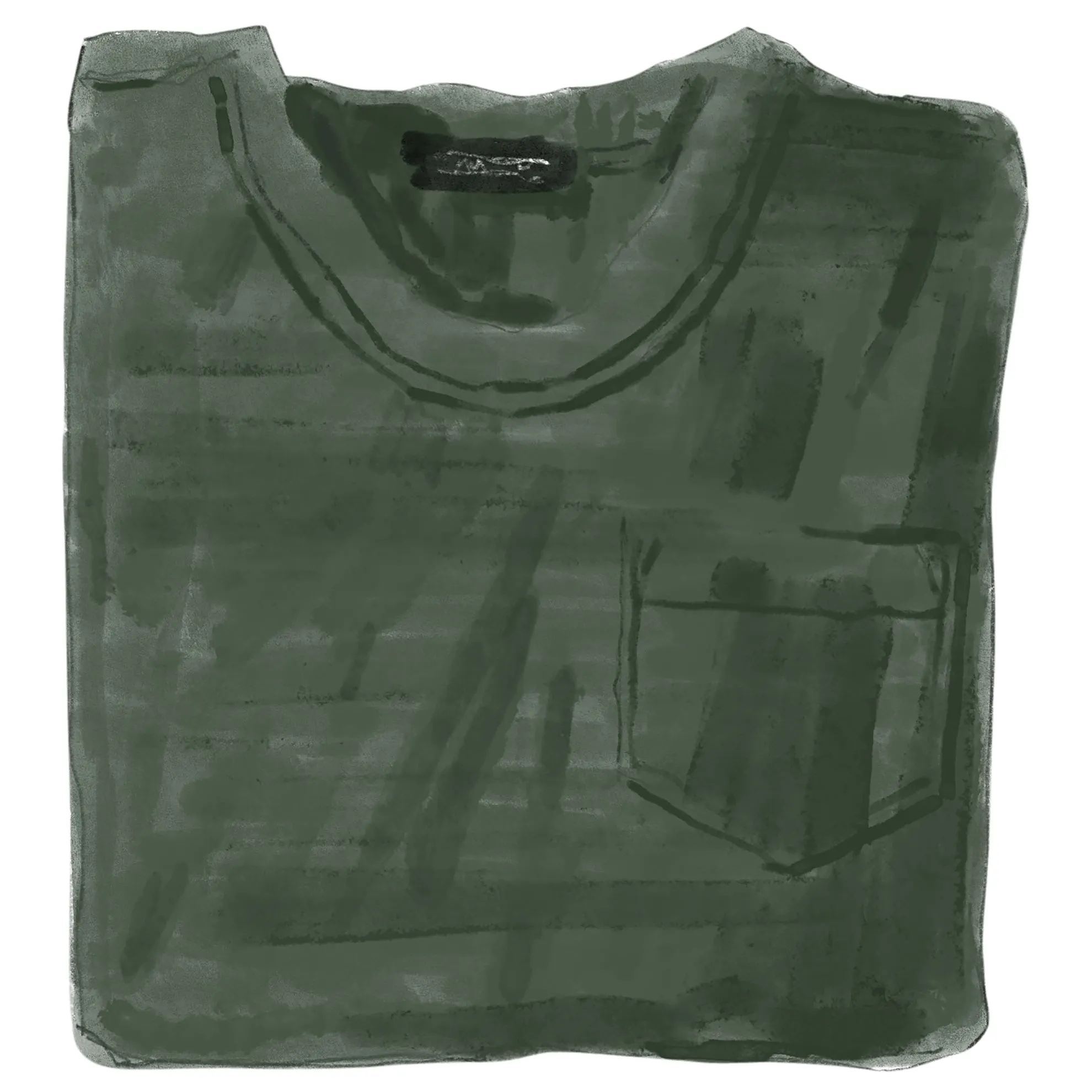 Garment-Dyed Vintage Long Sleeve T-Shirt