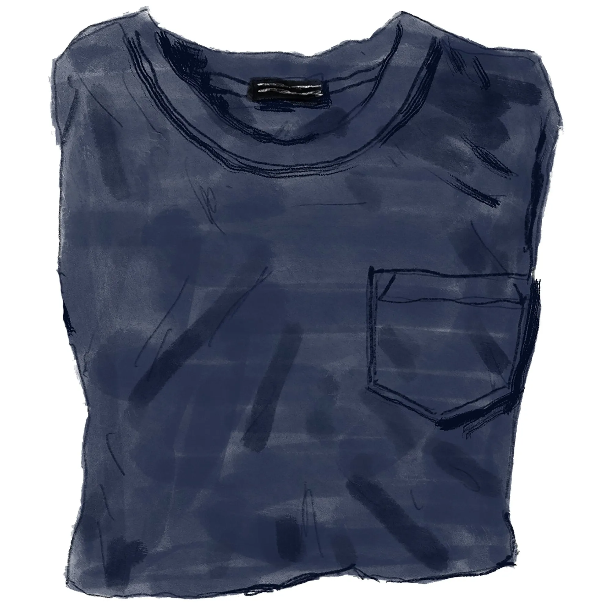 Garment-Dyed Vintage Long Sleeve T-Shirt