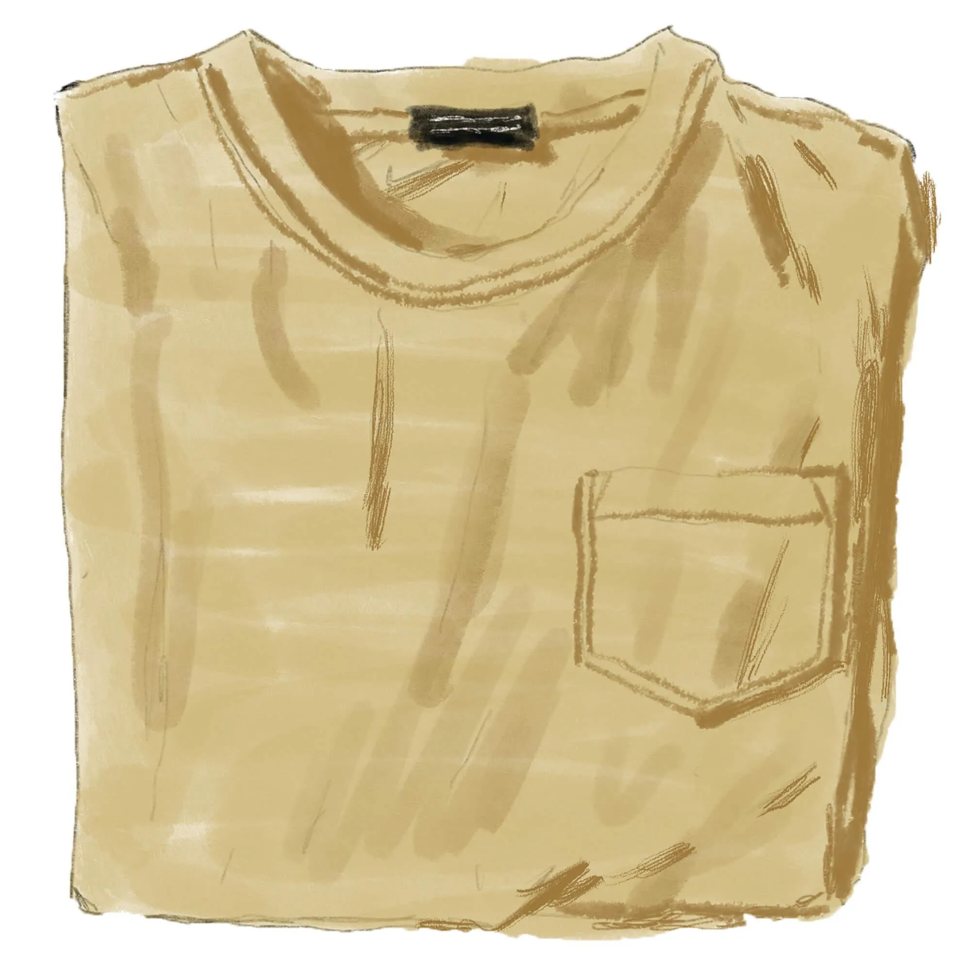 Garment-Dyed Vintage Long Sleeve T-Shirt