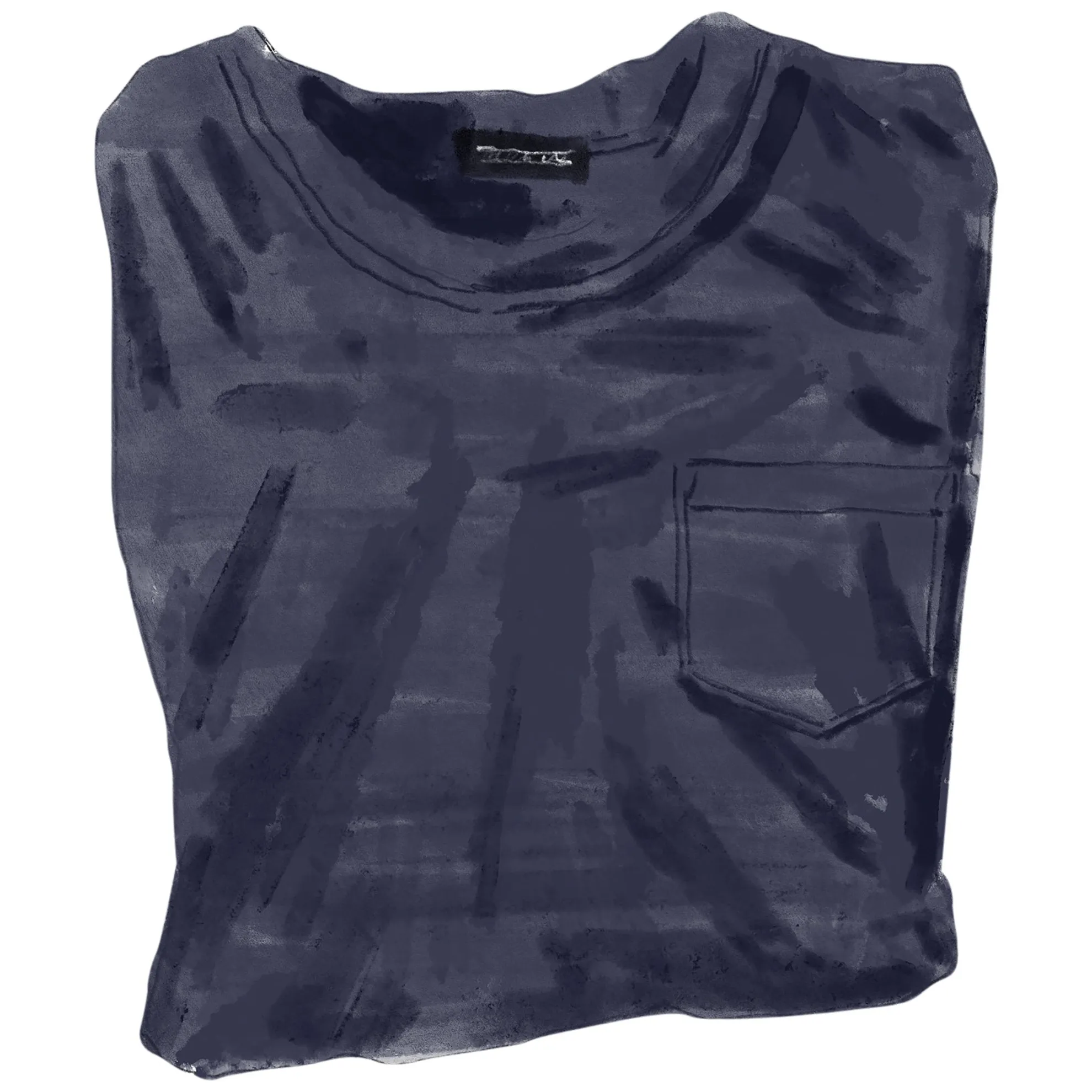 Garment-Dyed Vintage Long Sleeve T-Shirt