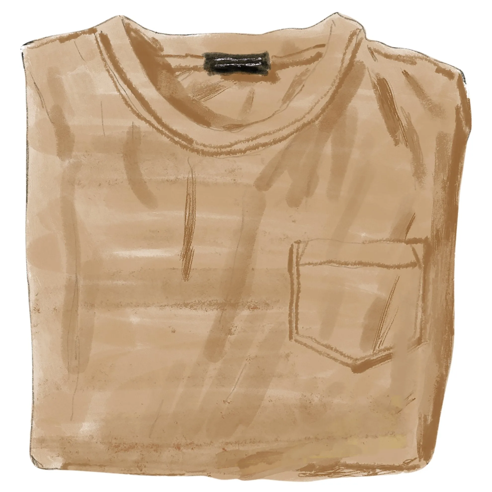 Garment-Dyed Vintage Long Sleeve T-Shirt