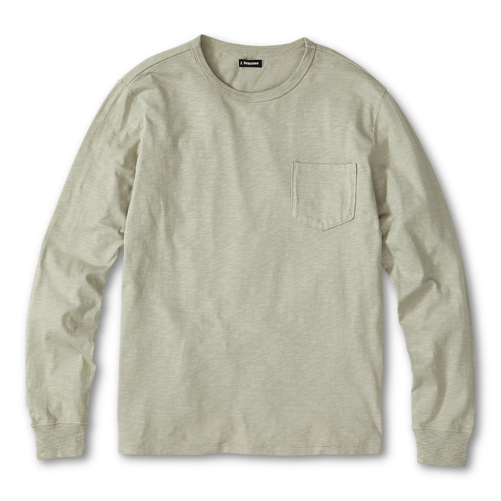 Garment-Dyed Vintage Long Sleeve T-Shirt