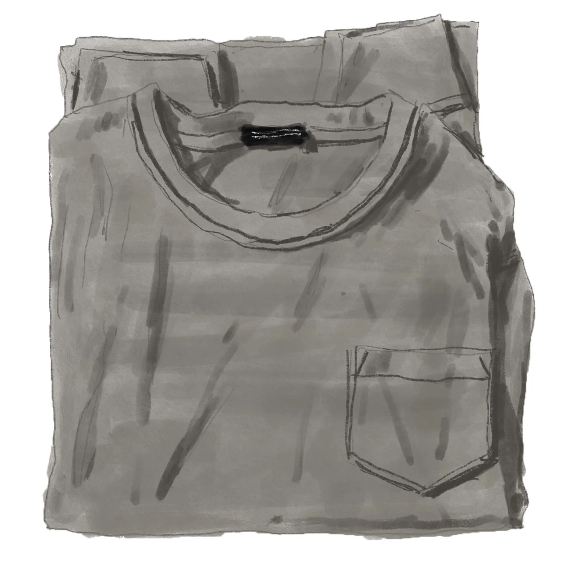 Garment-Dyed Vintage Long Sleeve T-Shirt