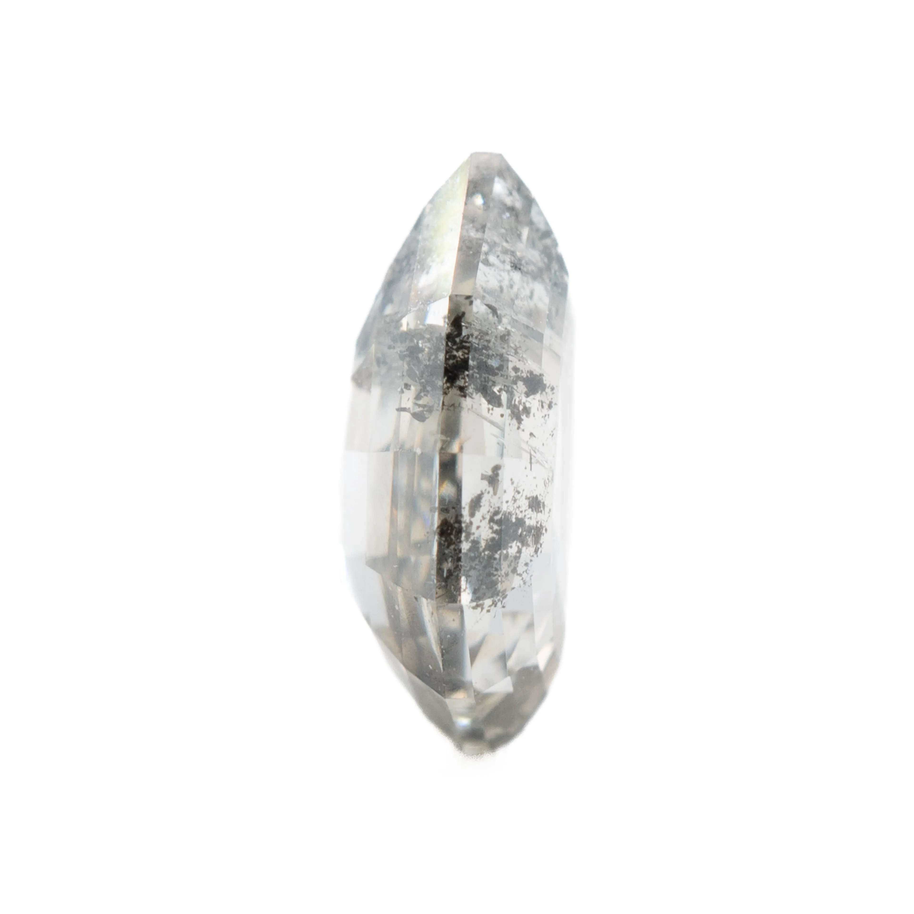 Geometric Pear Brilliant Salt & Pepper Diamond | 1.01ct | Canada Origin