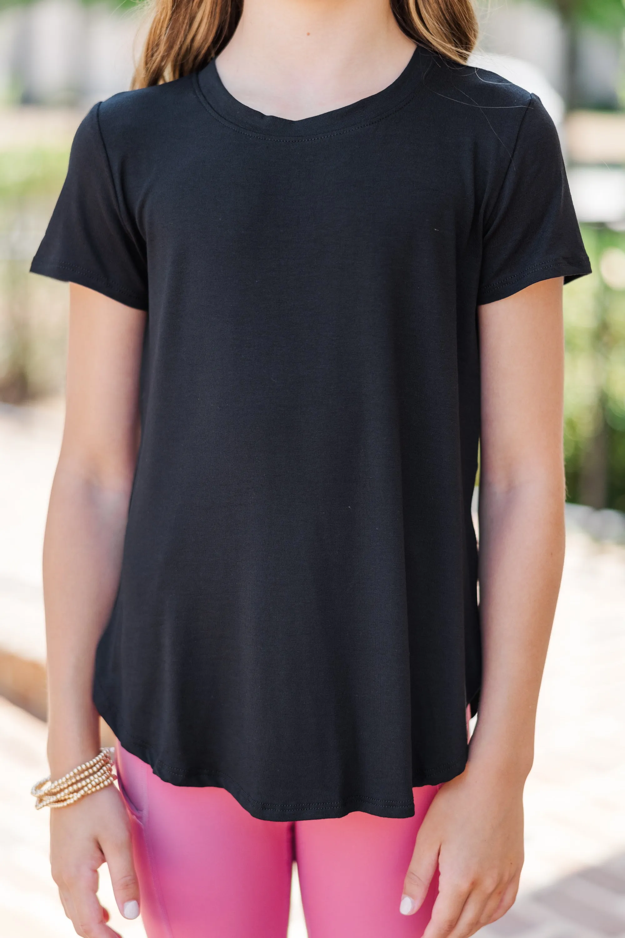 Girls: Let's Meet Later Black Top