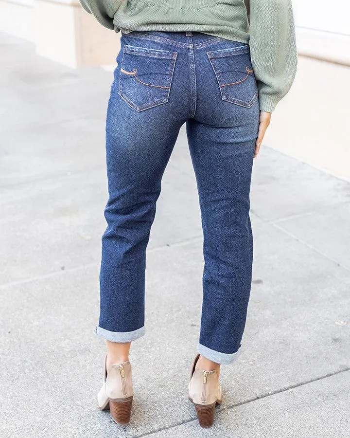 Grace & Lace Premium Denim Jeans - Vintage Dark Wash