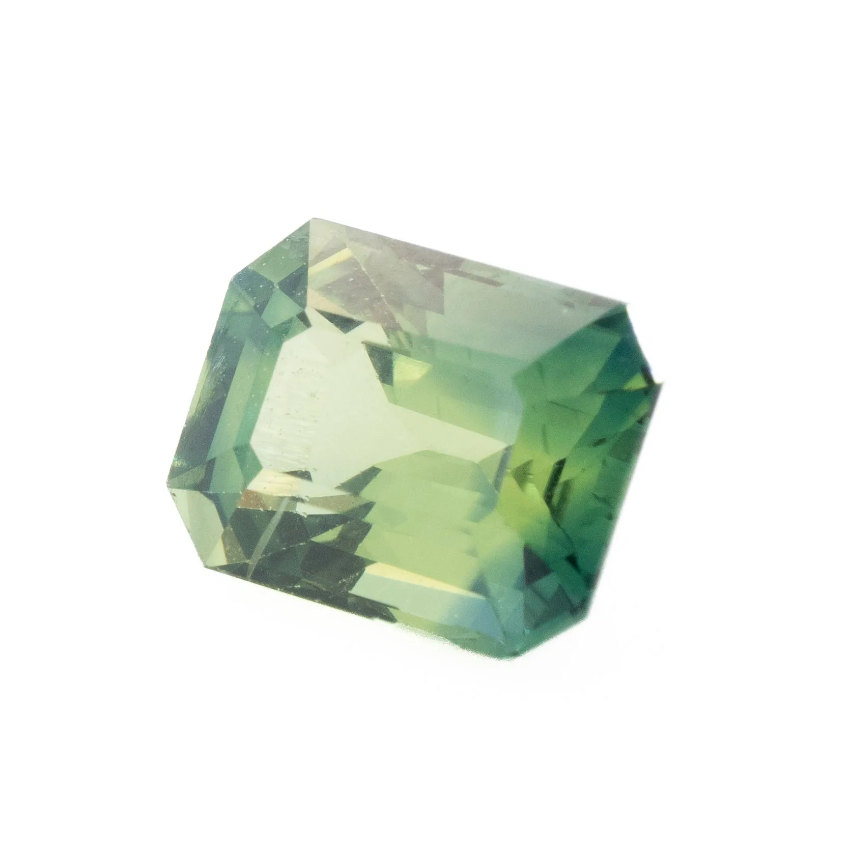 Green Emerald-Cut Sapphire | 2.02ct