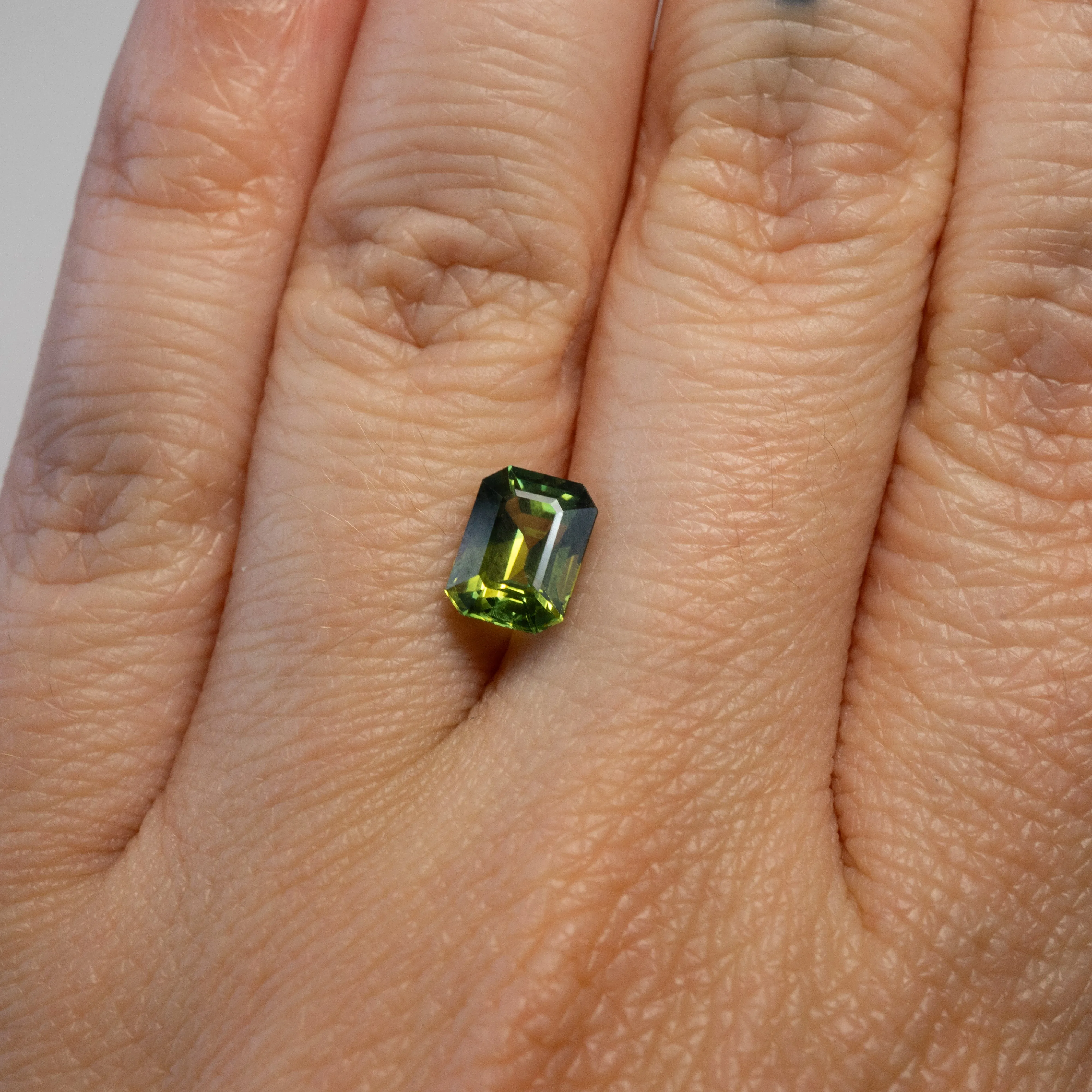 Green Emerald-Cut Sapphire | 2.02ct