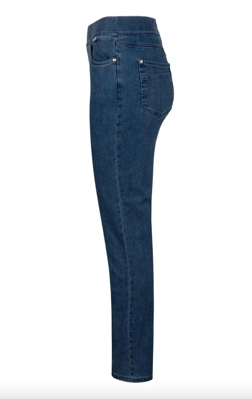 Gun Hill Womens Jump in Jean - Stone Wash