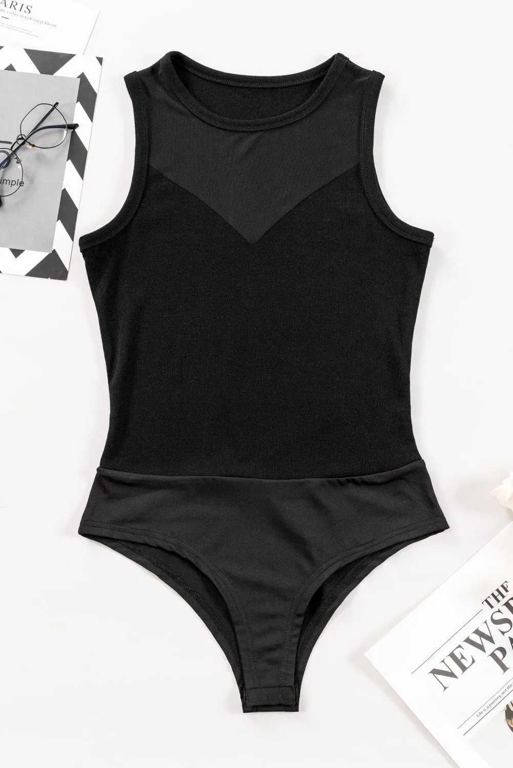 GYPSY-Round Neck Sleeveless Bodysuit