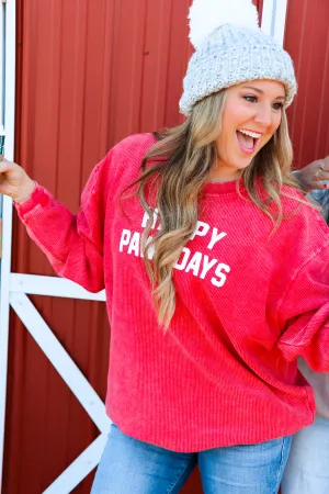 Happy Pawlidays Cord Sweatshirt