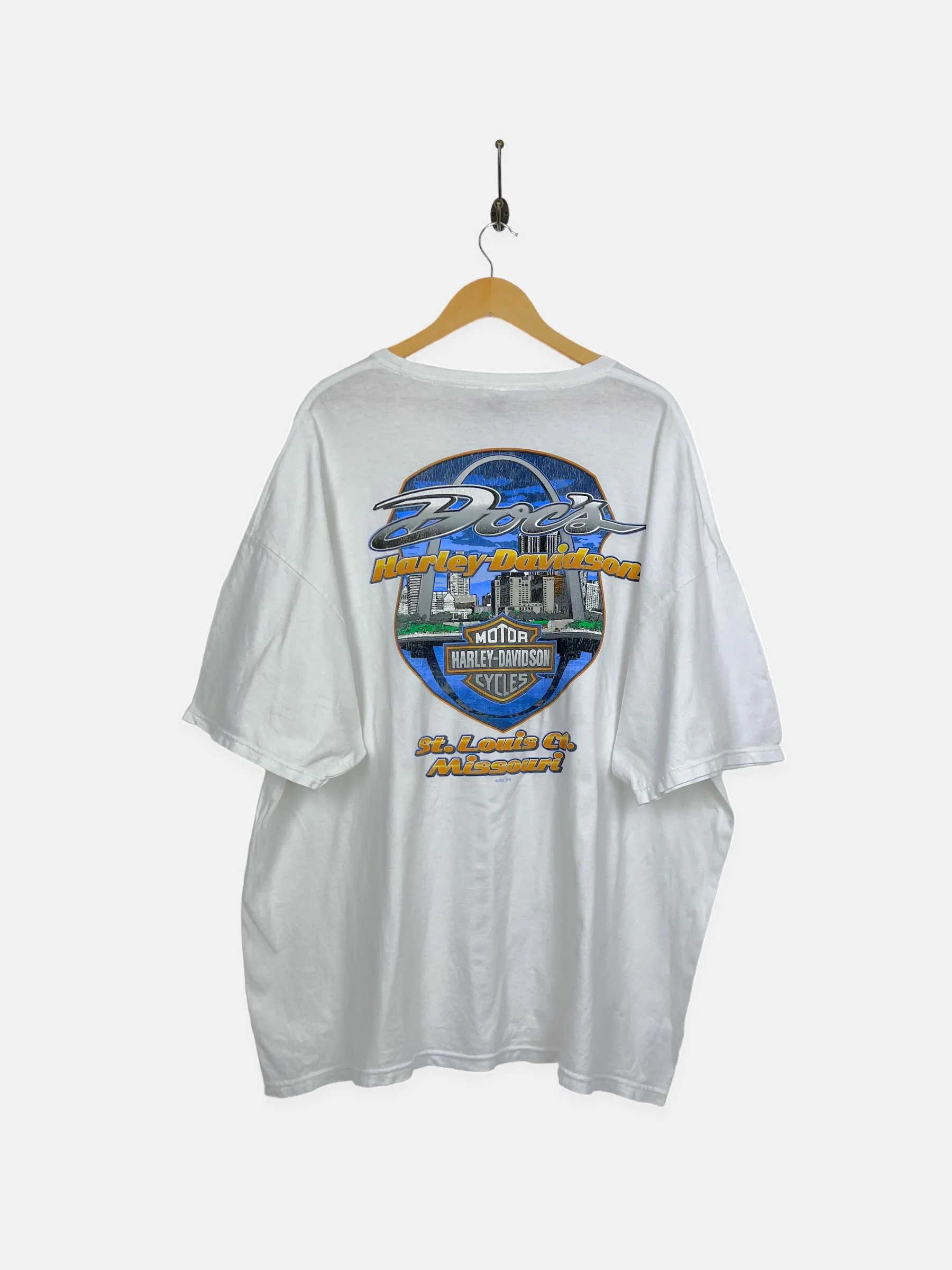 Harley Davidson St Louis Missouri Vintage T-Shirt Size 4XL