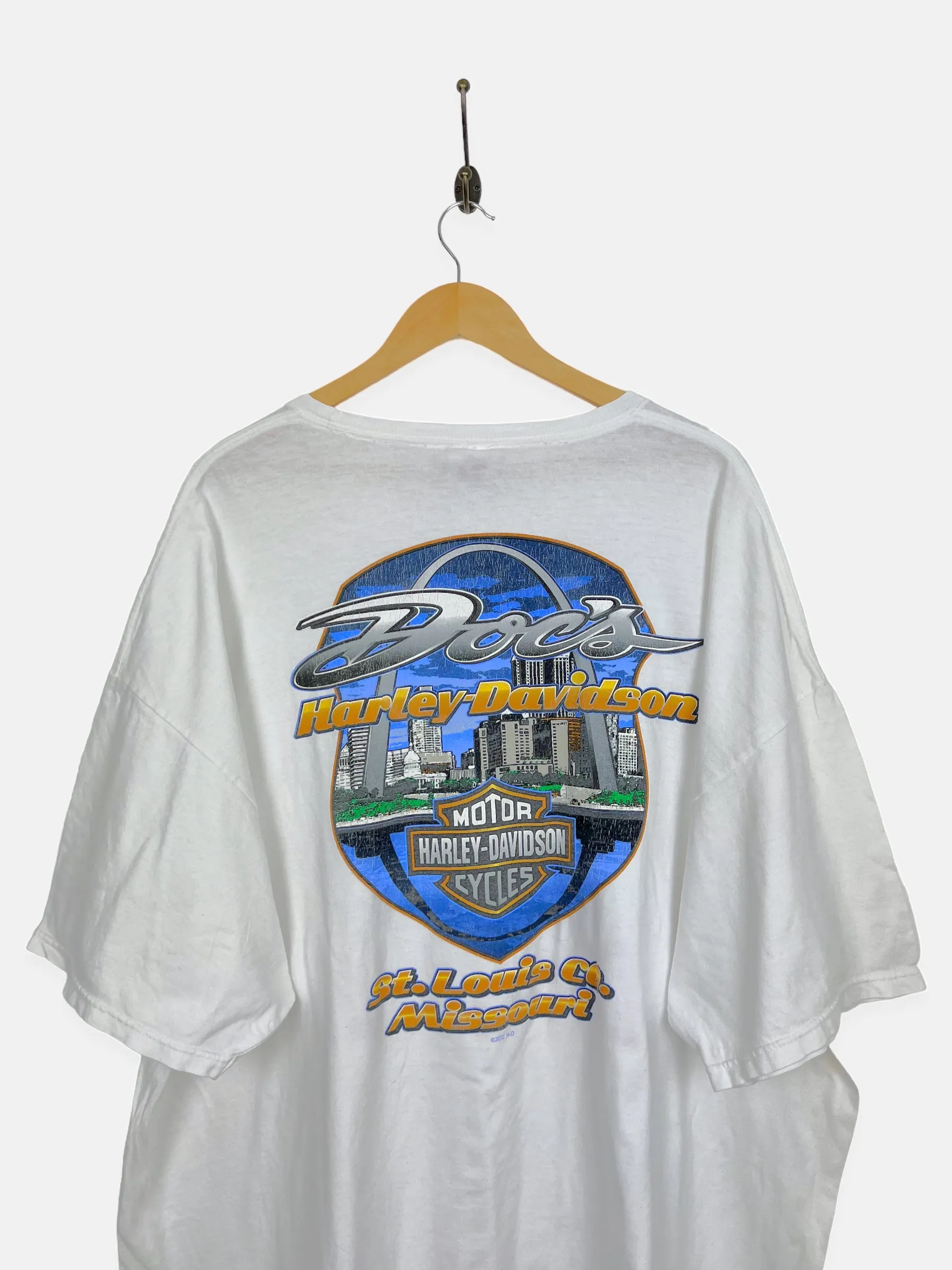 Harley Davidson St Louis Missouri Vintage T-Shirt Size 4XL