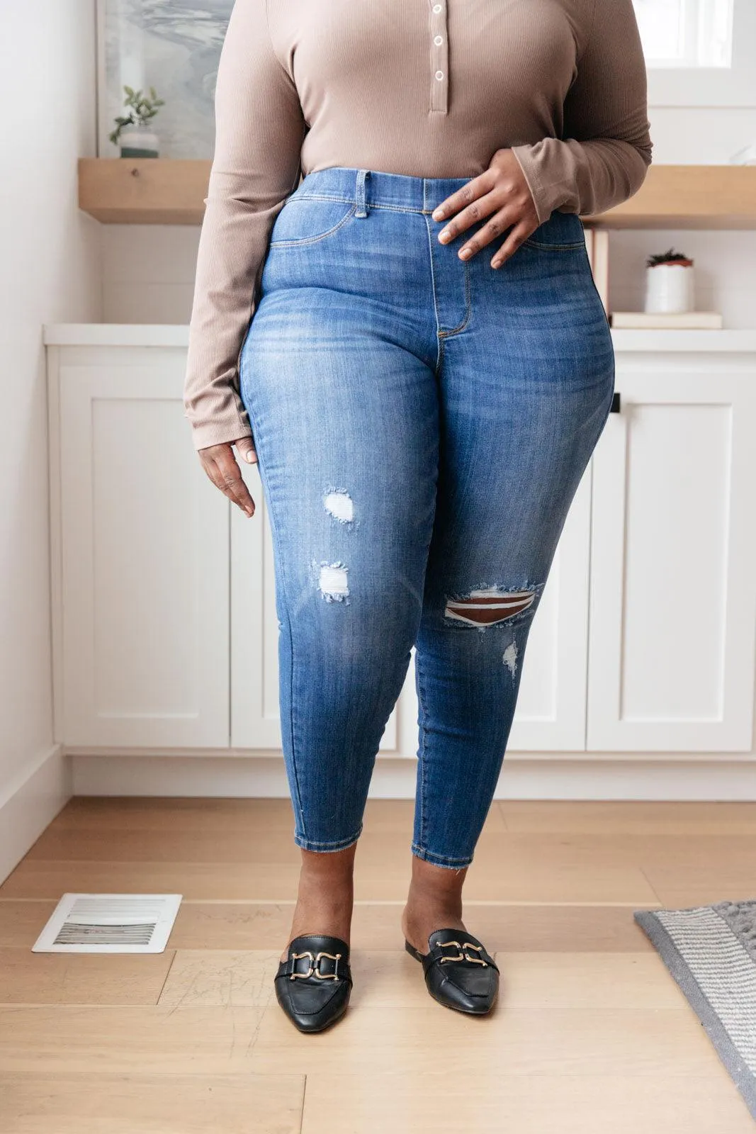 Hazel Blues® | Get Together Mid-Rise Skinny Jegging