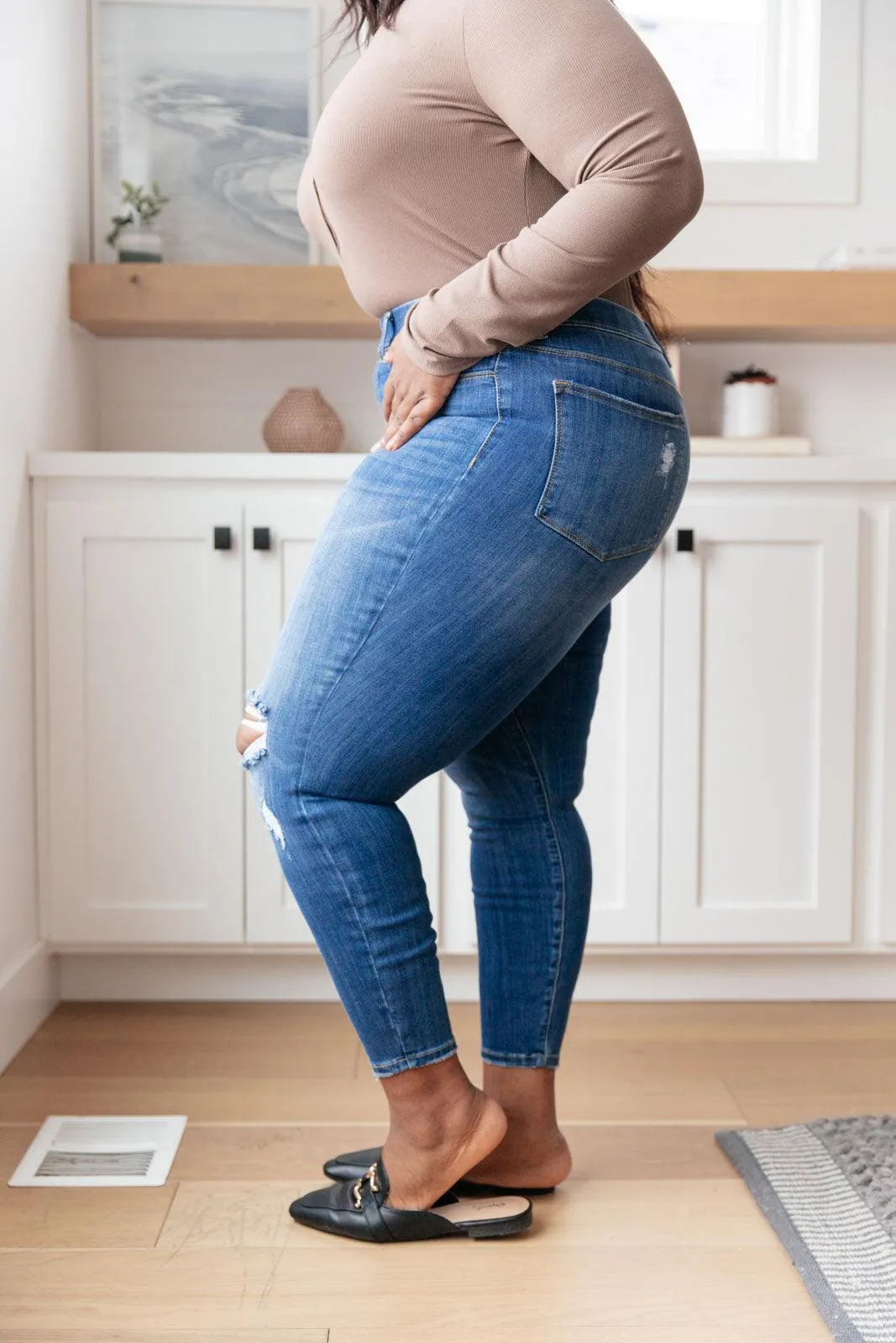 Hazel Blues® | Get Together Mid-Rise Skinny Jegging