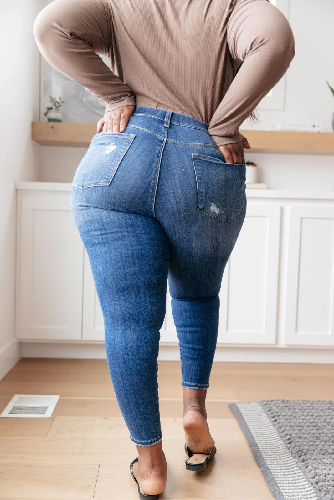 Hazel Blues® | Get Together Mid-Rise Skinny Jegging