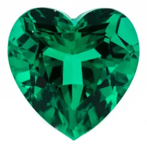 Heart Chatham Lab-Grown Emerald Gems