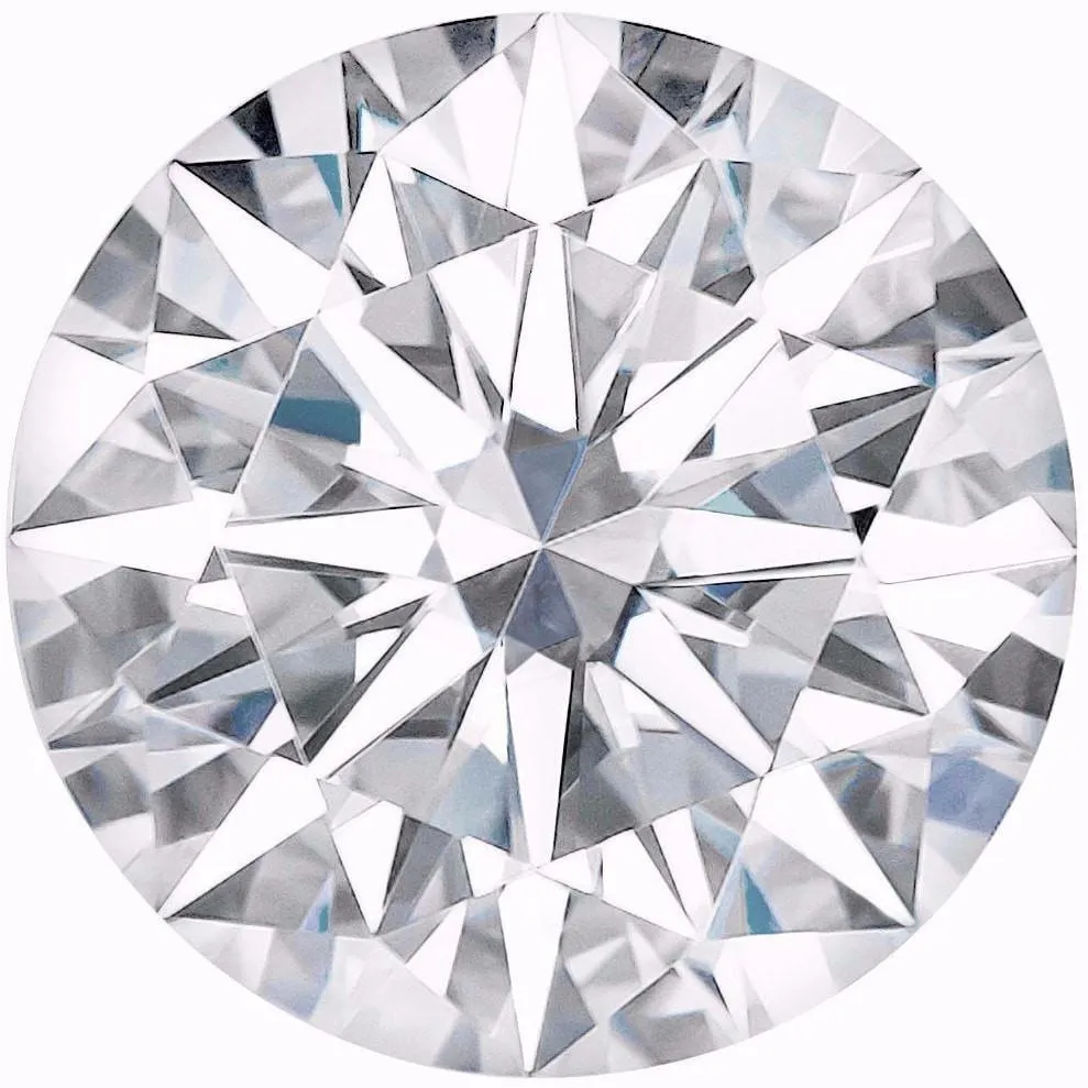 Hearts & Arrows Round Forever One Charles & Colvard Loose Moissanite Stone