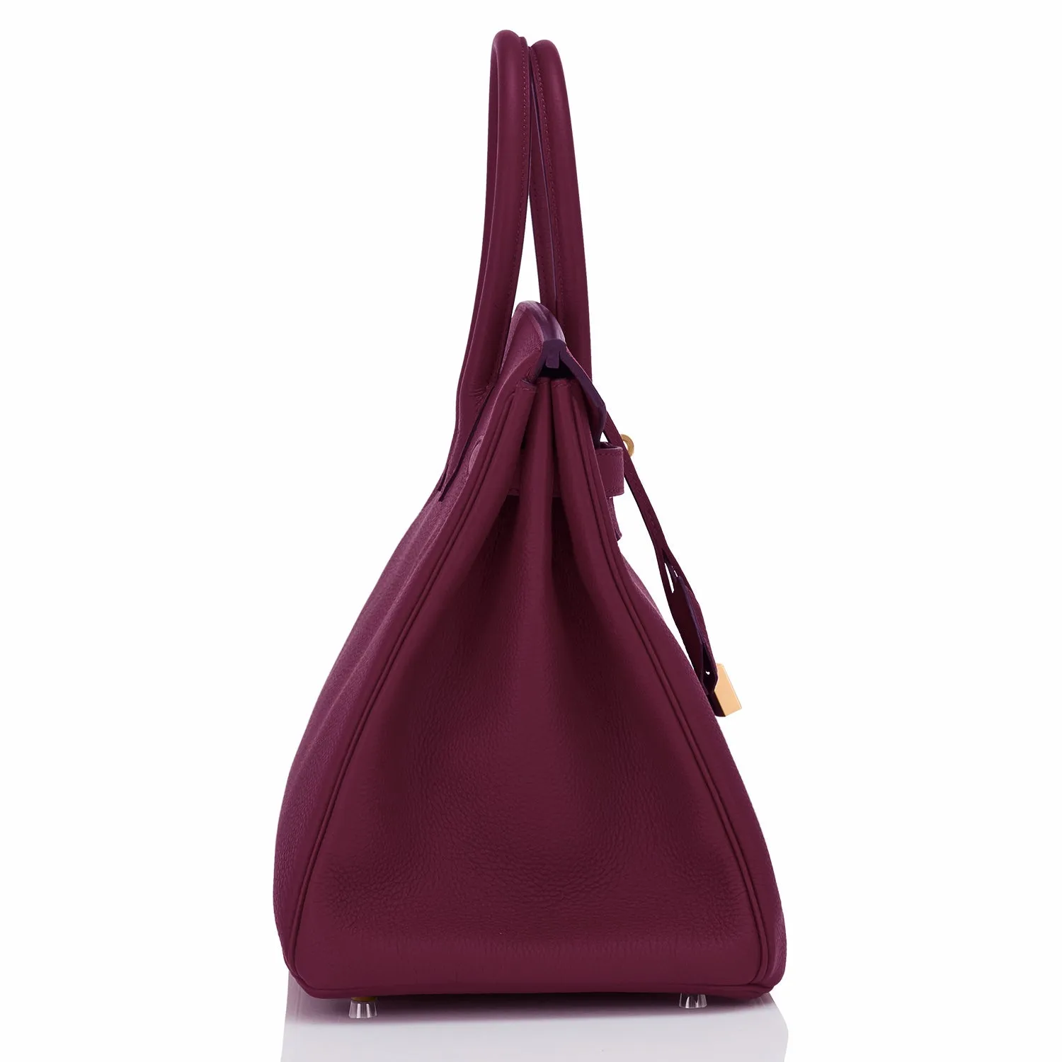 Hermes Rouge H Birkin 35 Togo Gold Hardware