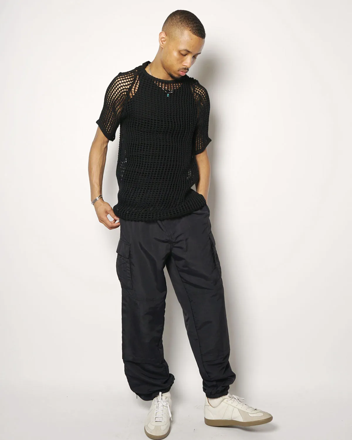 Hooded Mesh Shirts S/S