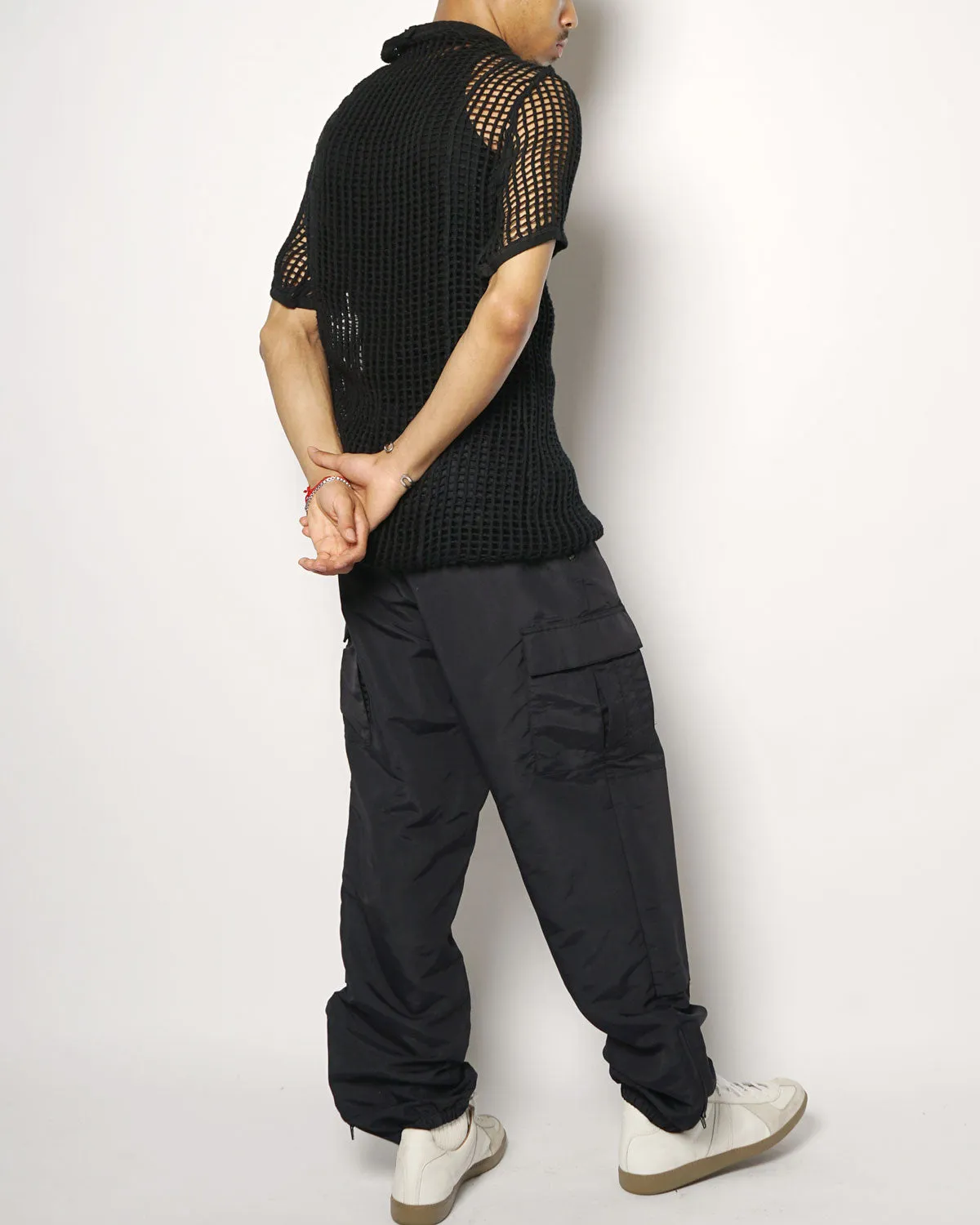 Hooded Mesh Shirts S/S