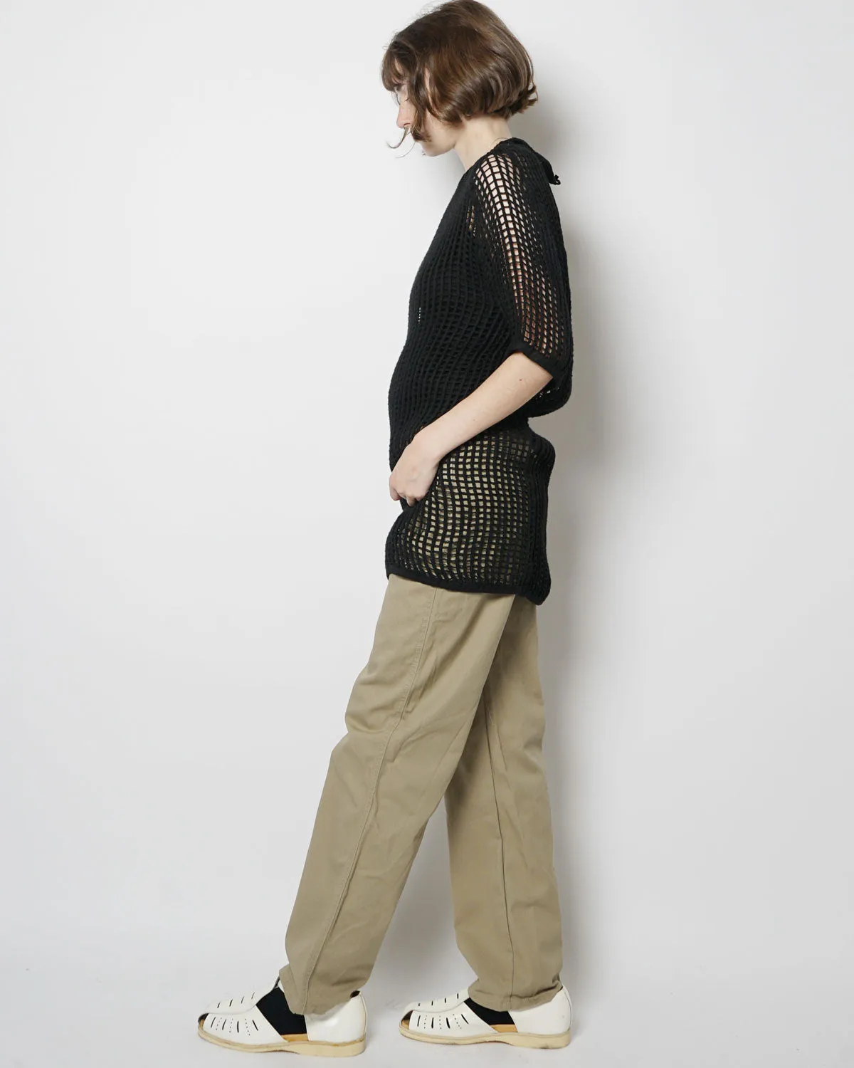 Hooded Mesh Shirts S/S