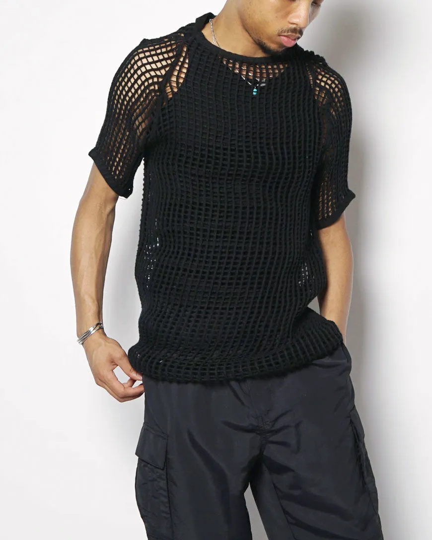 Hooded Mesh Shirts S/S