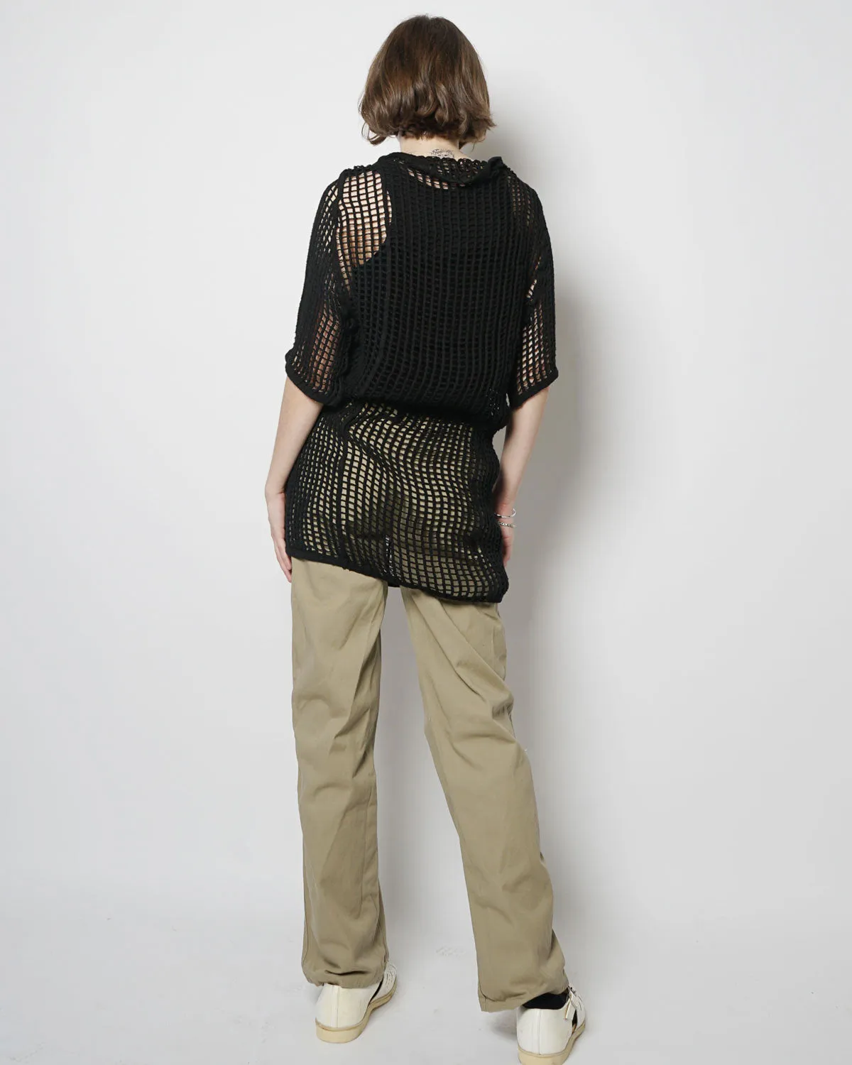 Hooded Mesh Shirts S/S