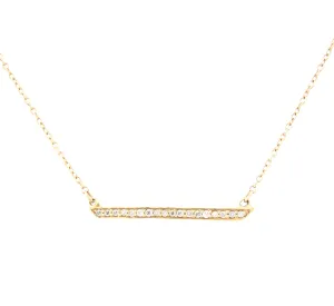 Horizon White Diamond Necklace