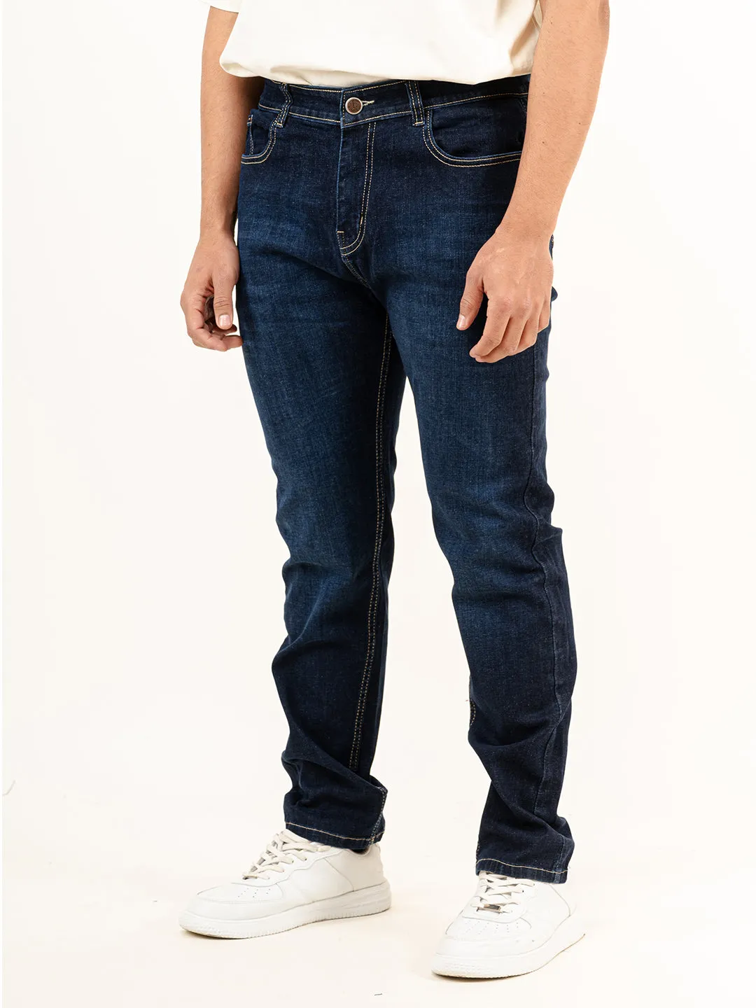Indigo Plain Slim Fit Denim jeans