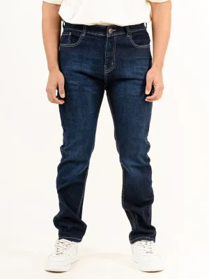 Indigo Plain Slim Fit Denim jeans