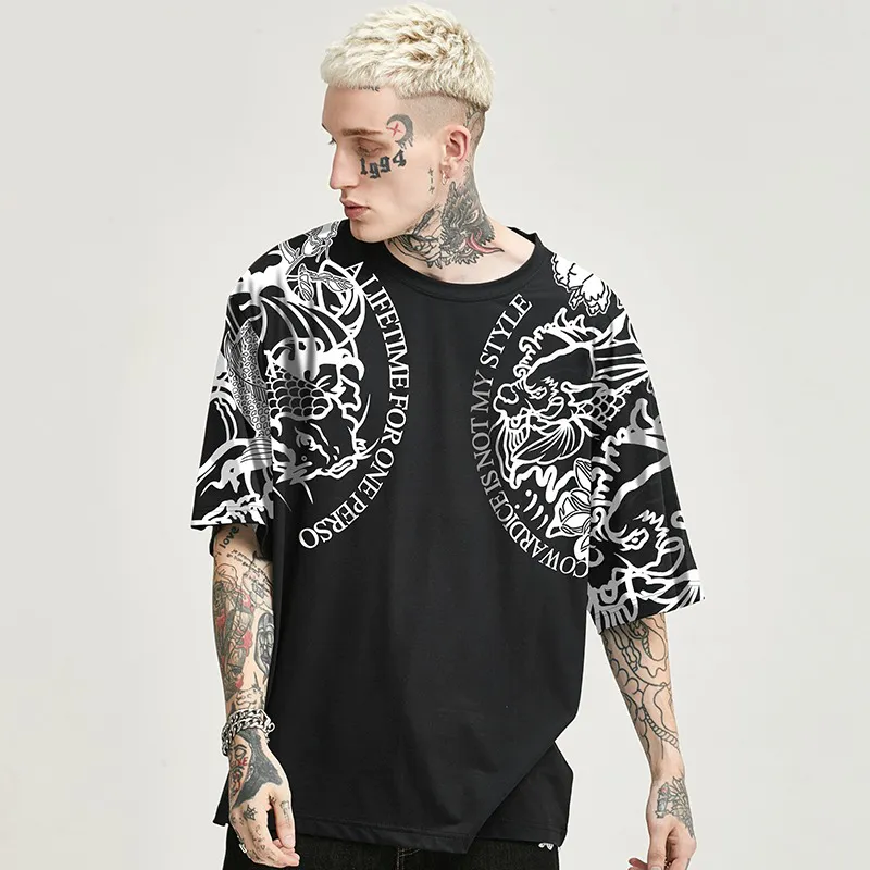 Irezumi Warrior Koi Loose Shirt