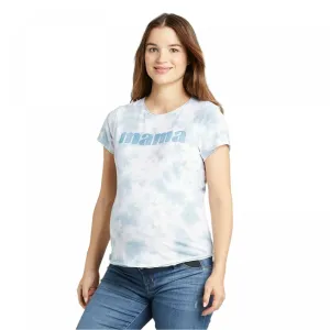 Isabel Maternity by Ingrid & Isabel Scoop Neck Tie Dye Mama T-Shirt